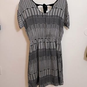 Francesca’s Black and White graphic dress